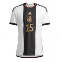 Koszulka piłkarska Niemcy Niklas Sule #15 Strój Domowy MŚ 2022 tanio Krótki Rękaw